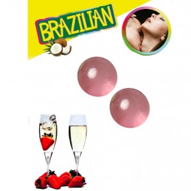 set 2 brazilian balls fresas con cava