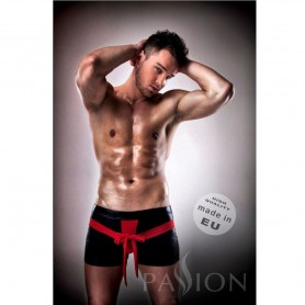 passion 001 komplet leather rojo negro s m