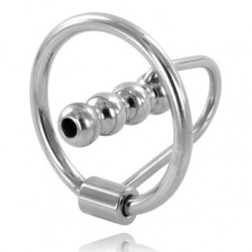 metalhard anillo glande con plug uretral 28mm