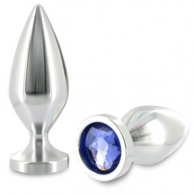 metalhard anal plug aliminum color cristal pequeño 571cm