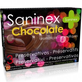 saninex chocolate preservativos aromáticos 3 uds