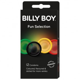 BILLY BOY FUN SELECTION CONDOMS 12 UNITS
