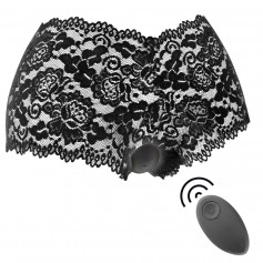 black silver zara estimulador control remoto con panty